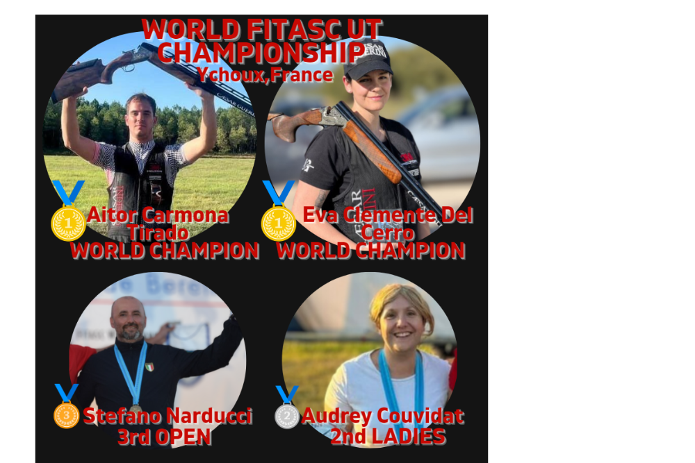 IMAGINE WITH NAME OF WINNINGS SHOOTERS AT THE WORLD FITASC UNIVERSAL TRENCH CHAMPIONSHIP USA_AUGUST 2024