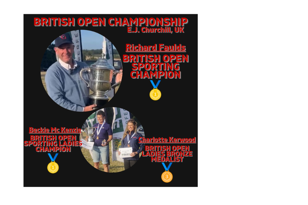 IMAGINE WITH NAME OF WINNINGS SHOOTERS AT THE BRITISH OPEN CHAMPIONSHIP_UK_AUGUST 2024
