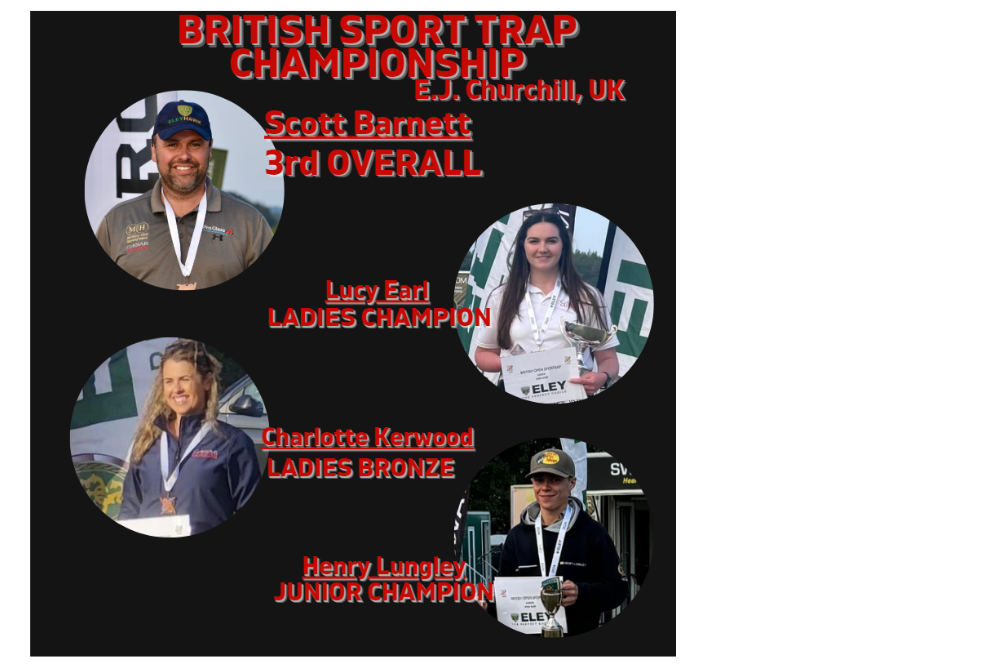 IMAGINE WITH NAME OF WINNINGS SHOOTERS AT THE BRITISH SPORT TRAP CHAMPIONSHIP_UK_AUGUST 2024